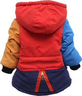 Geaca iarna imblanita Superhero multicolor, baieti